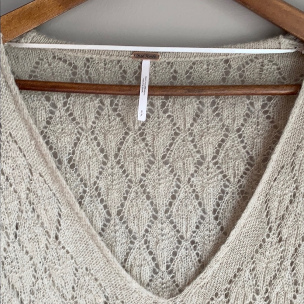 NWT Free People Say Hello Oversized Sweater S - Picture 7 of 9